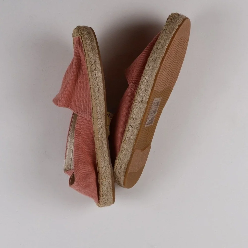 Soludos Espadrilles The Dali Original Italian Clay 6-6.5 Cotton Canvas NEW